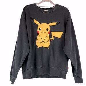 Levi’s x Pokemon Happy Pikachu Sweatshirt with Logo Limited Edition Unisex S